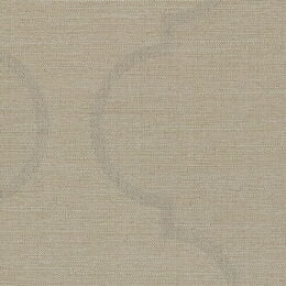 Obana Ogee - Pale Taupe Wallcover